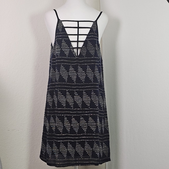 NWT Parker Lola Mini Beaded Dress SZ L ORG $237 - Picture 6 of 15